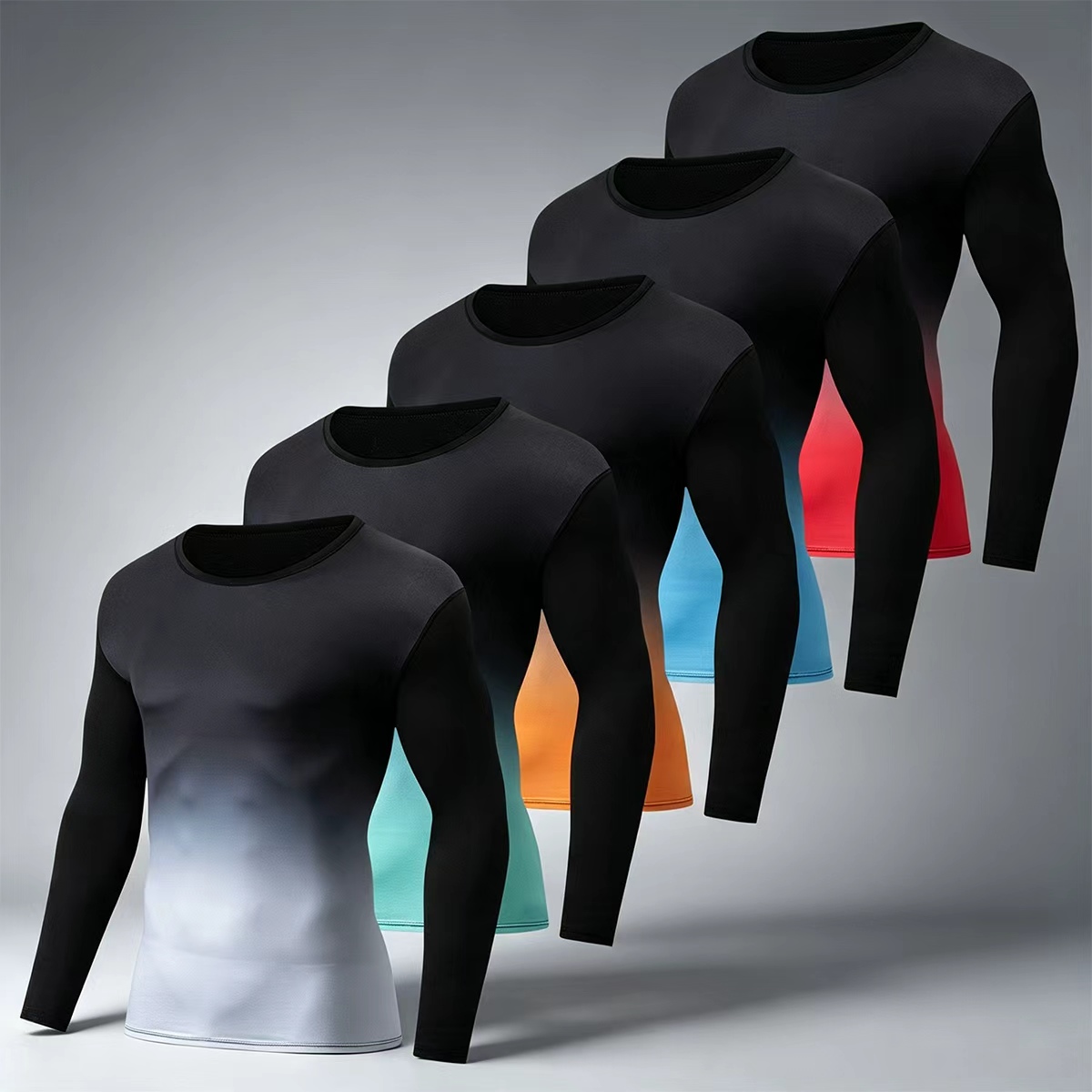 Men'S Fashion T Shirts - 1/2 Piece Autumn/Winter Men's And Teenagers'