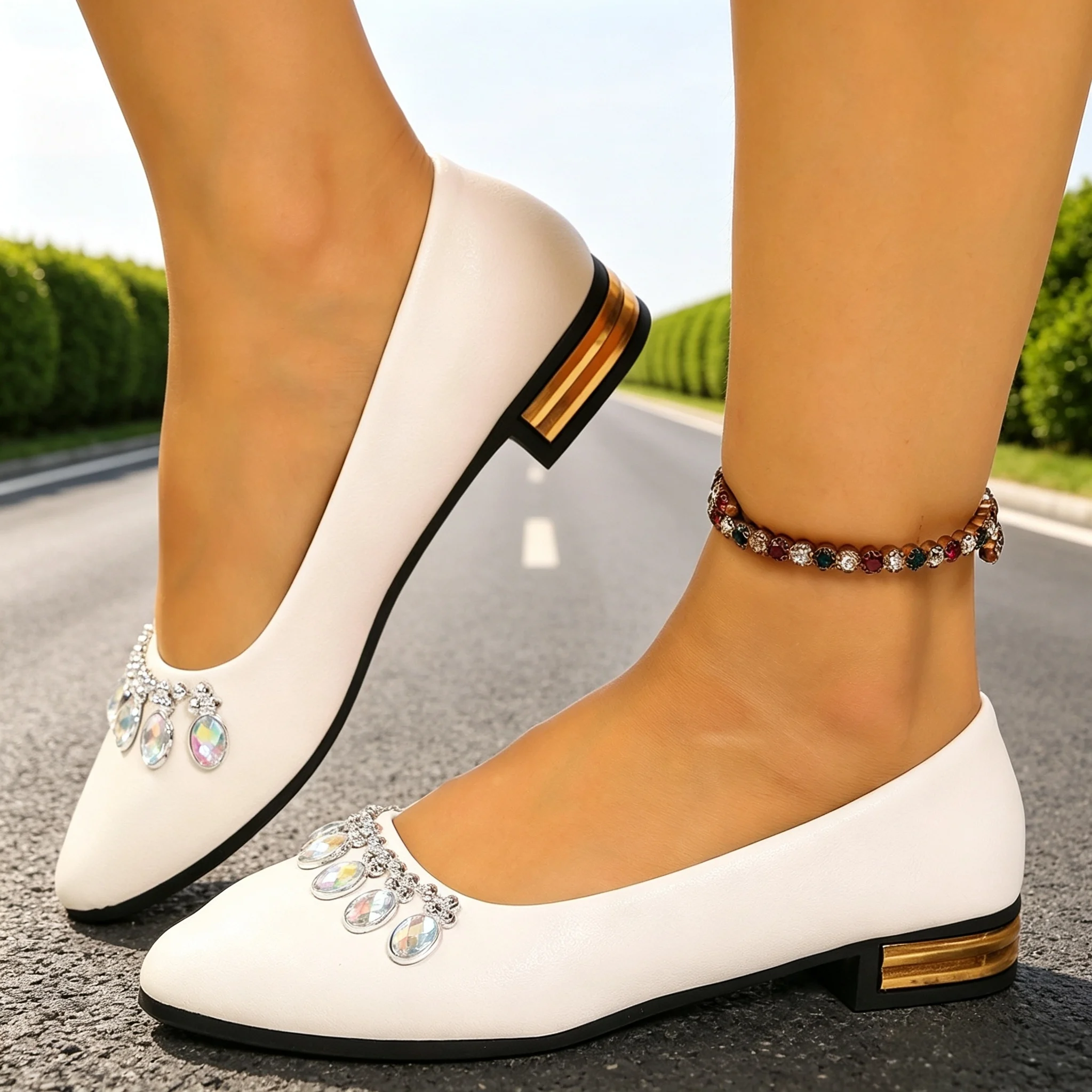Men'S Fashion News - Women Flats Pointed Toe Ballet Shoes