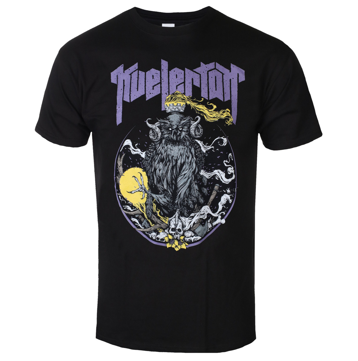 Men'S Fashion T Shirts - Kvelertak Fire King Owl Pattern Printing