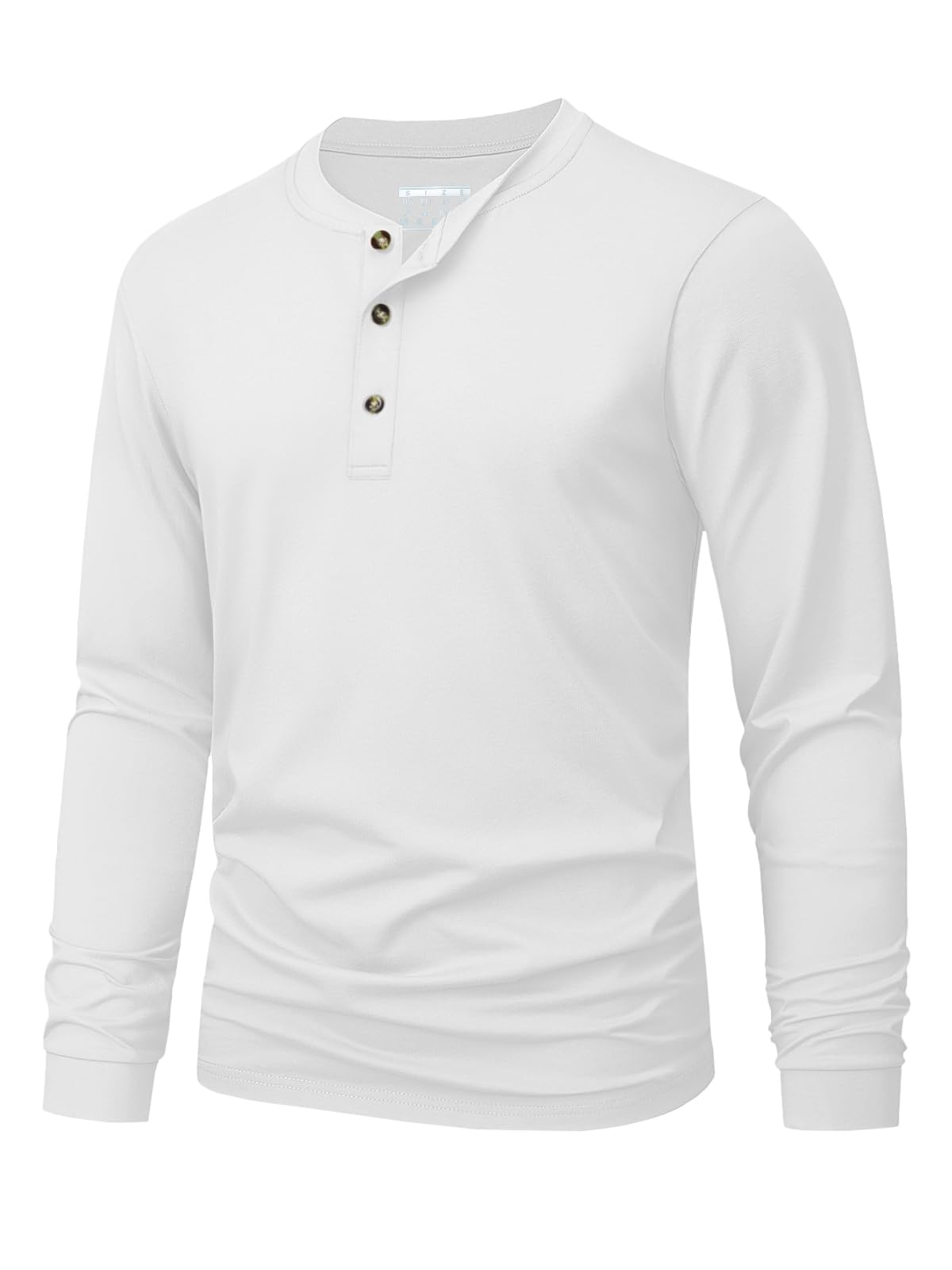 Mens Fashion Clothes - Men's Henley T-Shirt Simple Solid Color