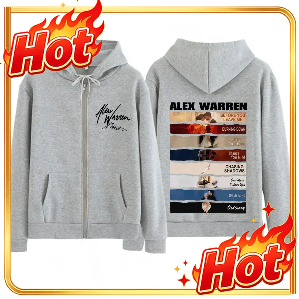 Singer Alex Warren 2026 Tour P - Mens Fashion Zip Up Hoodies review and price