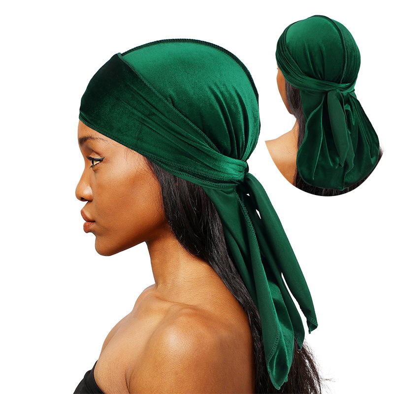 Unisex Men Women Velvet Durags - Men'S Fashion With Hat review and price