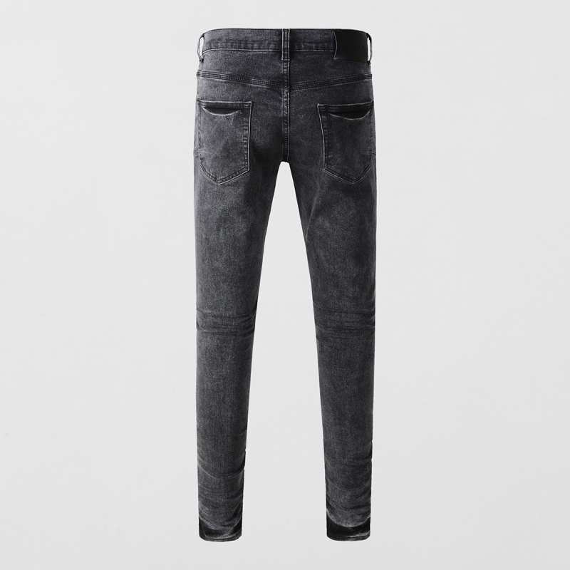 Y2K Fashion Men's Slim Fit Str - Men'S Fashion Grey Jeans review and price
