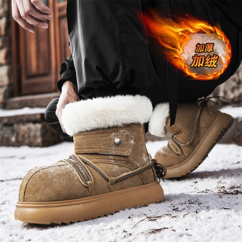 2025 New Winter Men Snow Boots - Men'S Fashion News review and price