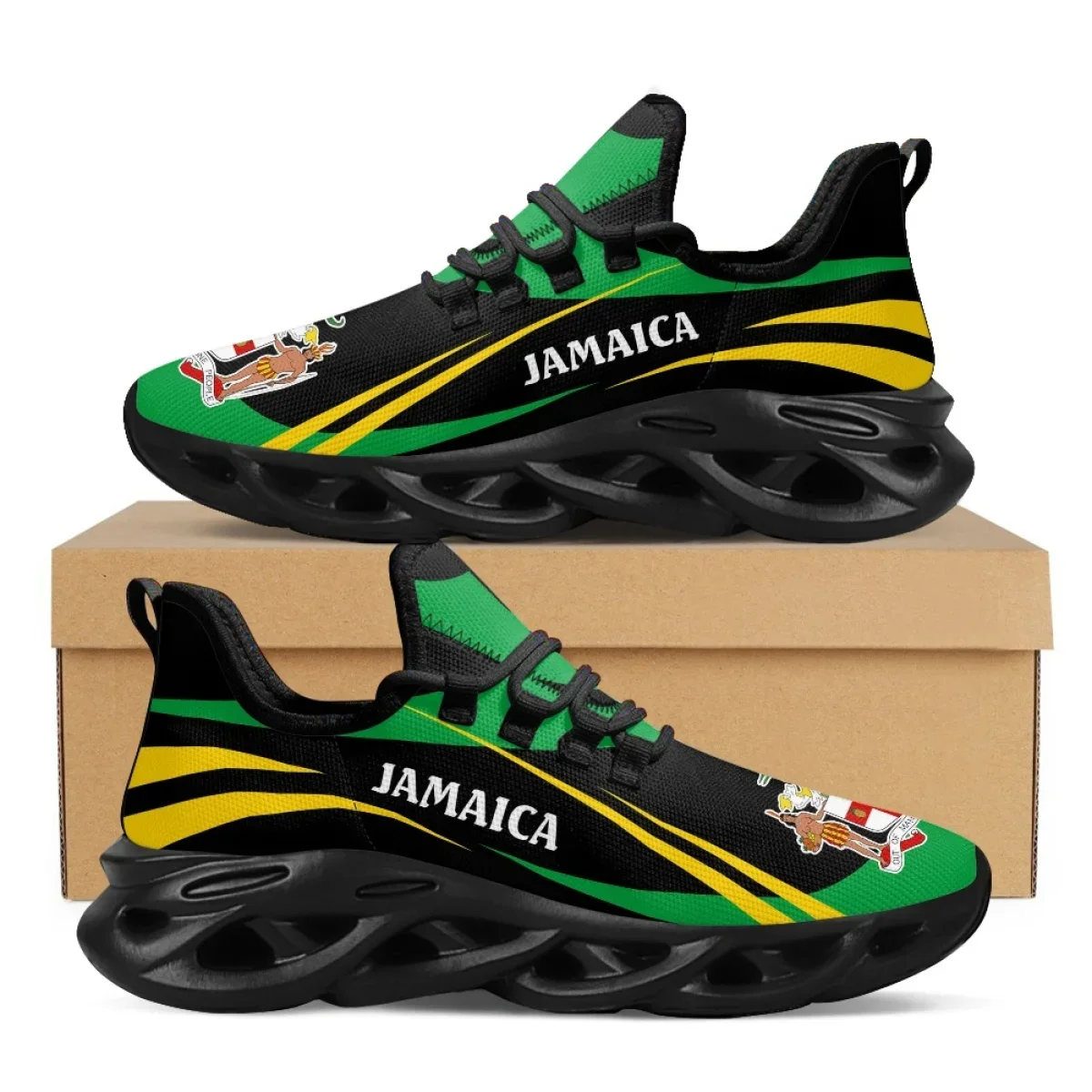 Jamaica Flag Print Shoes Men S - Mens Fashion Trainers review and price