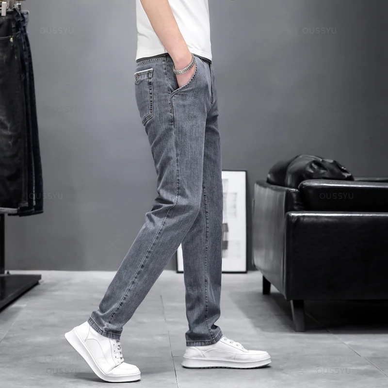 Autumn Stretch Skinny Jeans Me - Men'S Fashion Grey Jeans review and price