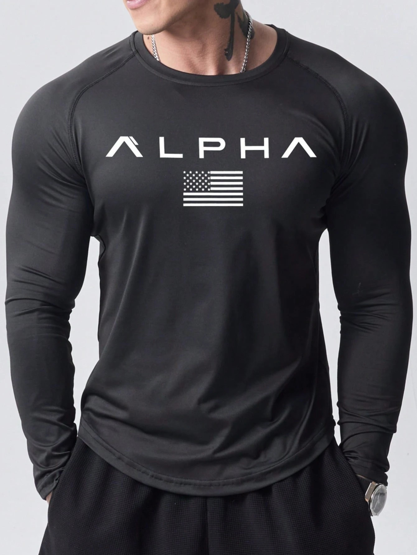 New men's long-sleeved T-shirt - Mens Fashion Clothes review and price