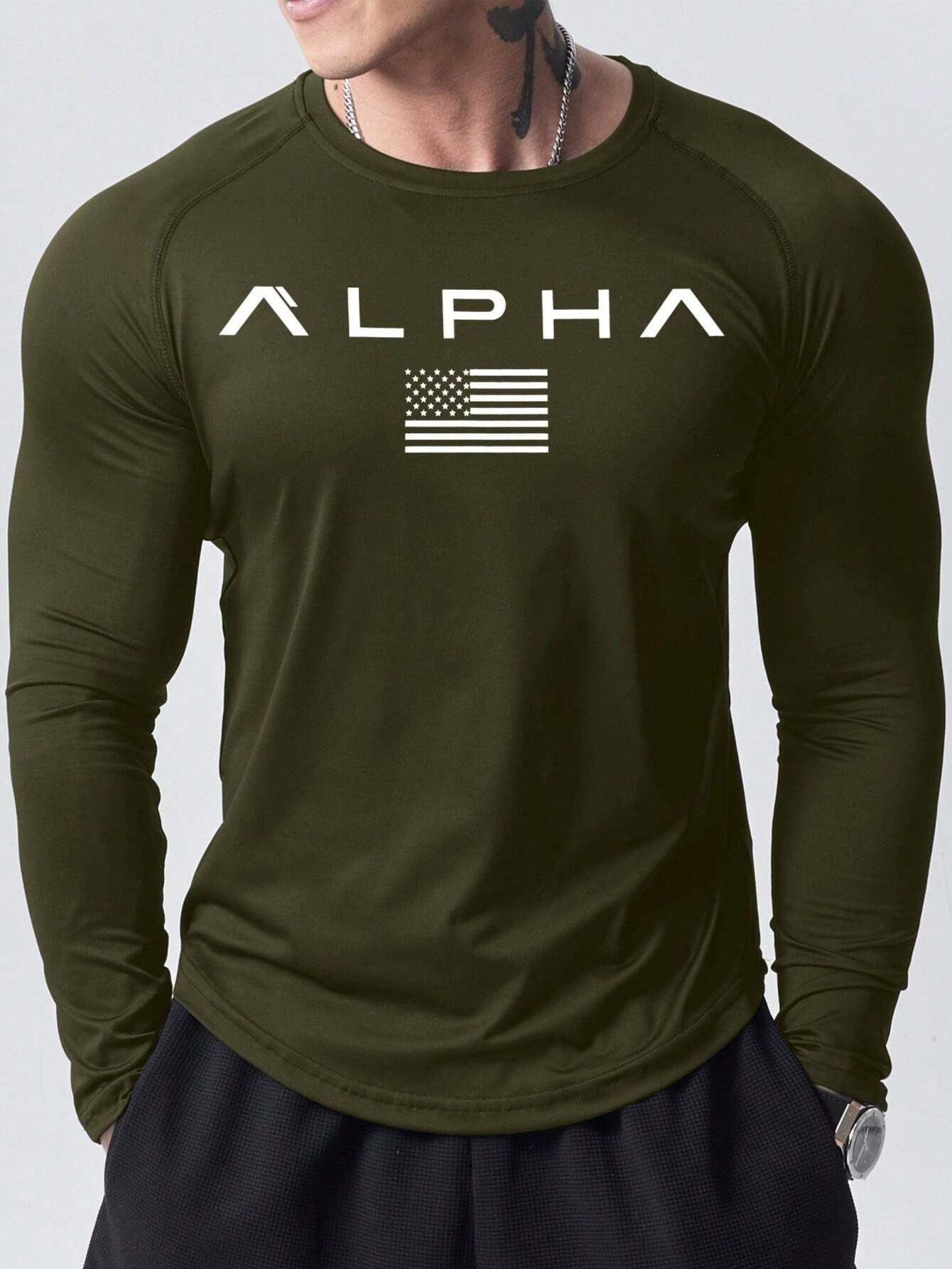 New men's long-sleeved T-shirt - Mens Fashion Clothes review and price
