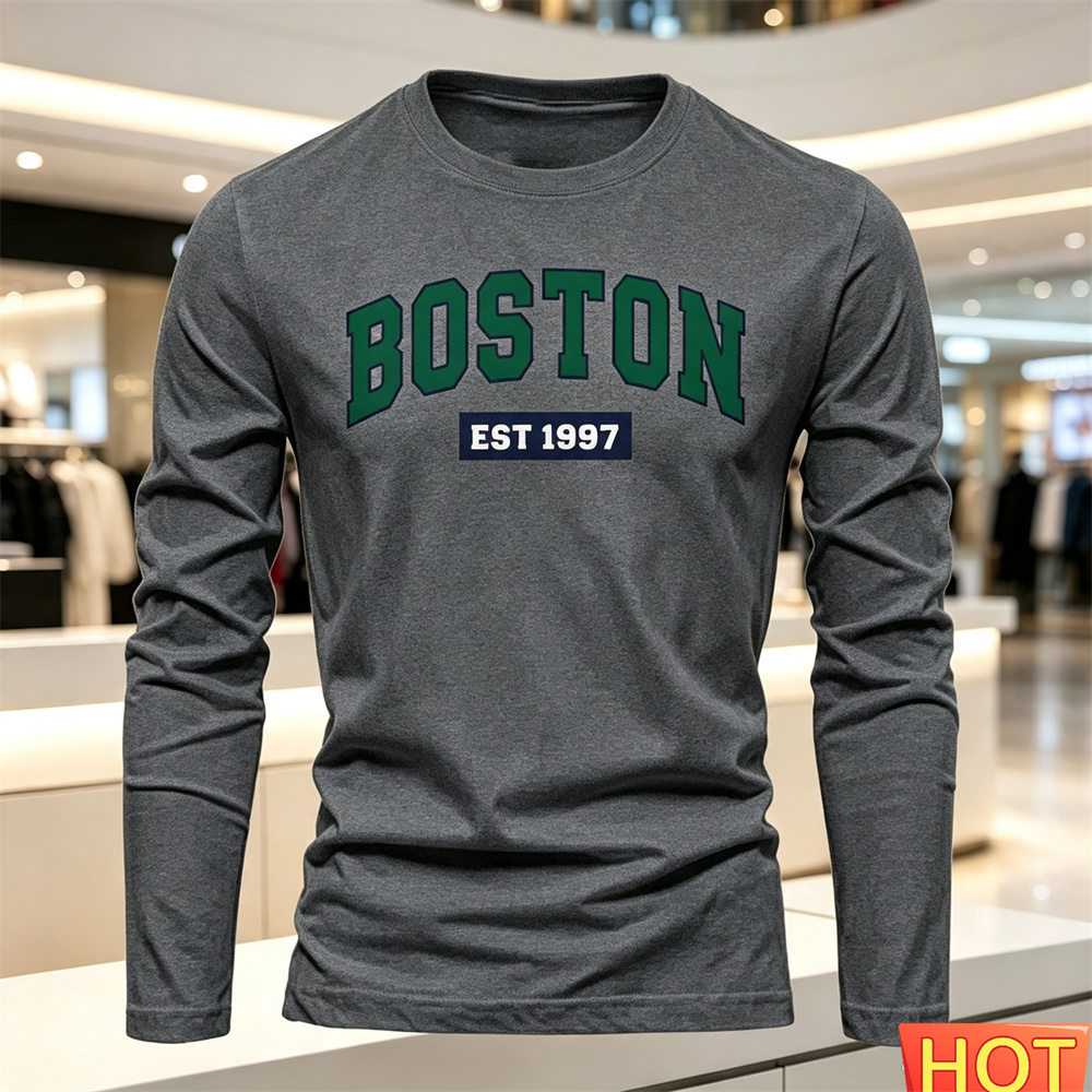Autumn Summer Men's long sleev - Men'S Fashion T Shirts review and price