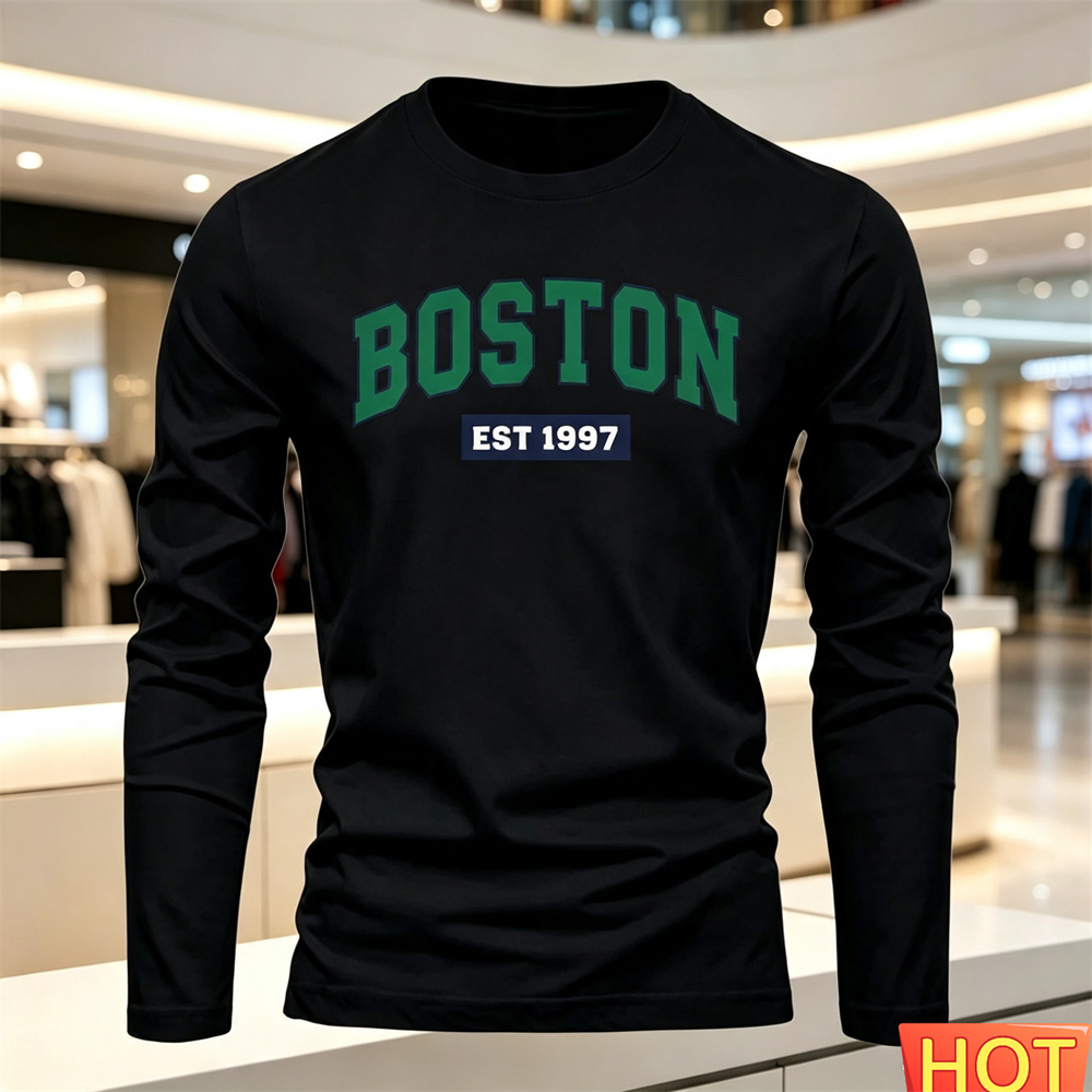 Autumn Summer Men's long sleev - Men'S Fashion T Shirts review and price