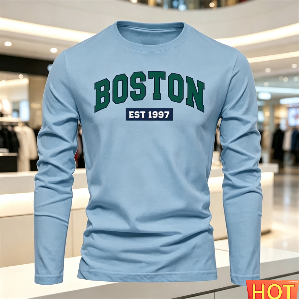 Autumn Summer Men's long sleev - Men'S Fashion T Shirts review and price