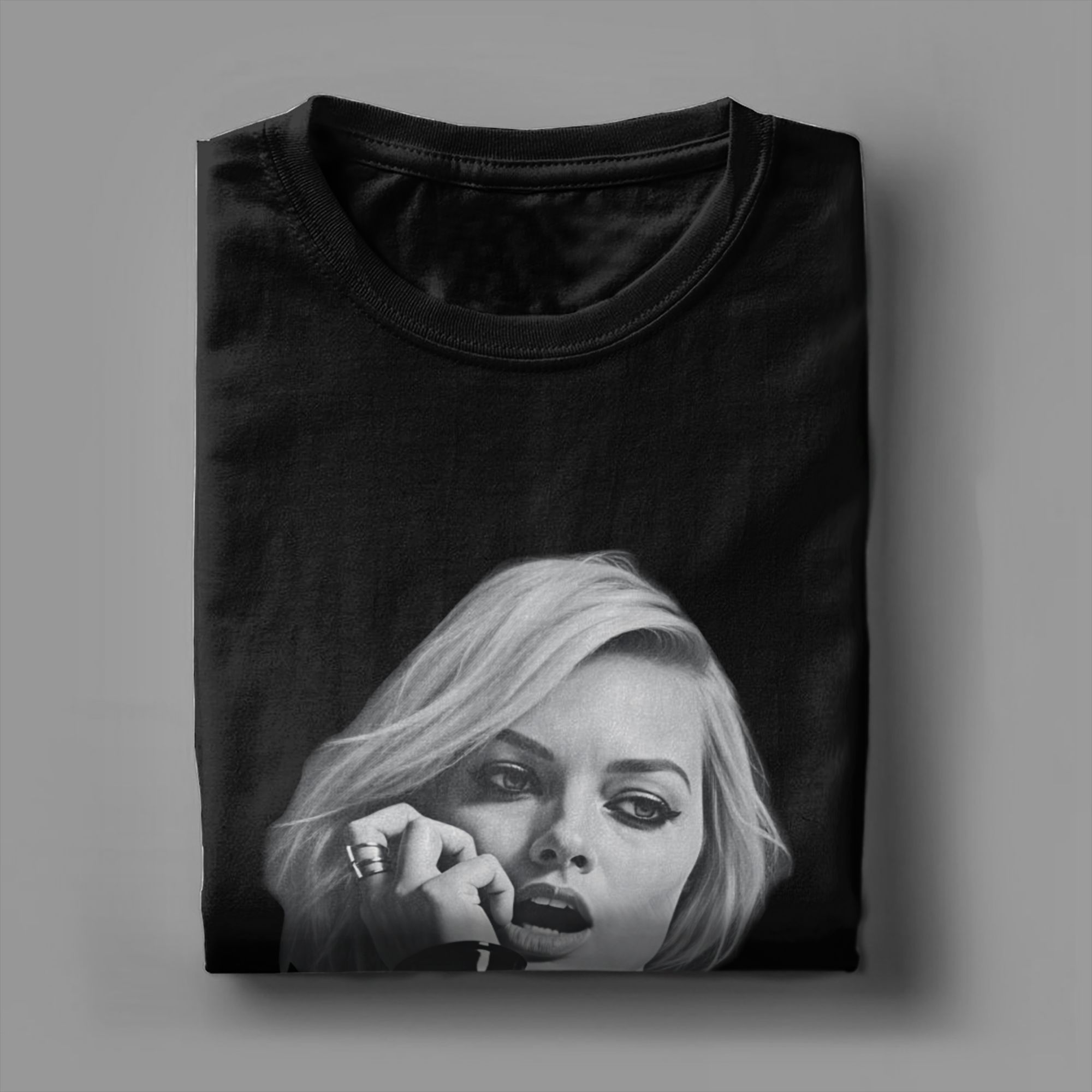 Margot Robbie Poster T-Shirts  - Poster Men Fashion review and price