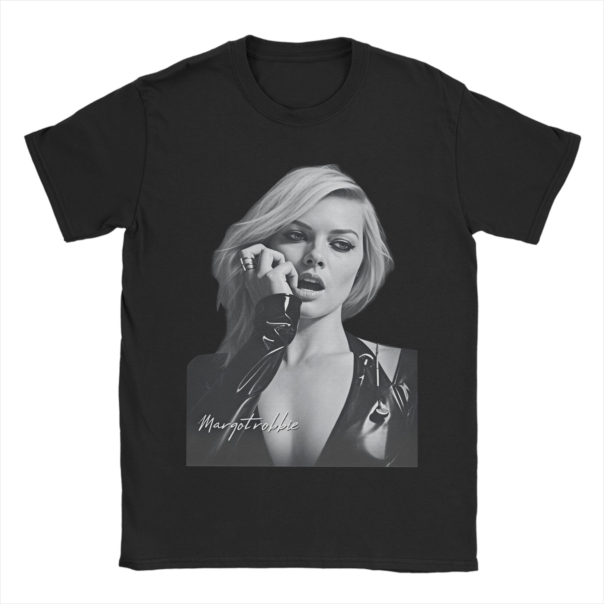 Margot Robbie Poster T-Shirts  - Poster Men Fashion review and price