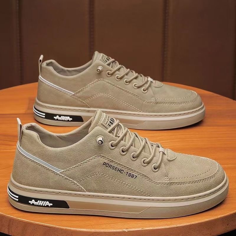 2026 New Mens Soft Leather Whi - Mens Fashion Trainers review and price