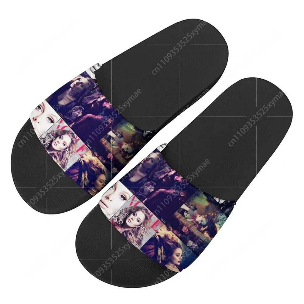 Adele Singer Poster Slippers F - Poster Men Fashion review and price