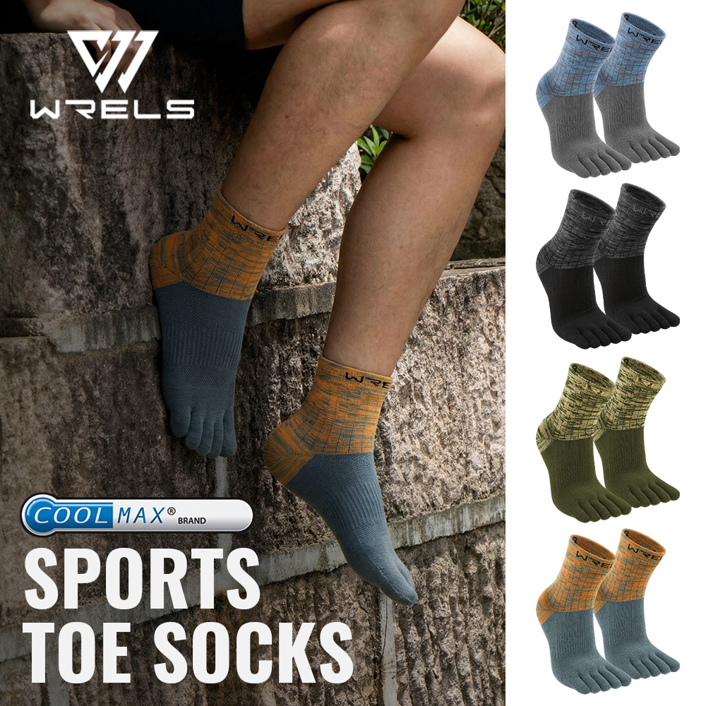 WRELS 1/2/3pairs COOLMAX Five  - Socks Ankle Men review and price