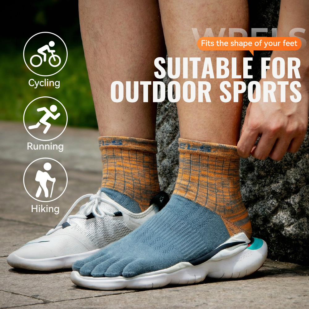 WRELS 1/2/3pairs COOLMAX Five  - Socks Ankle Men review and price