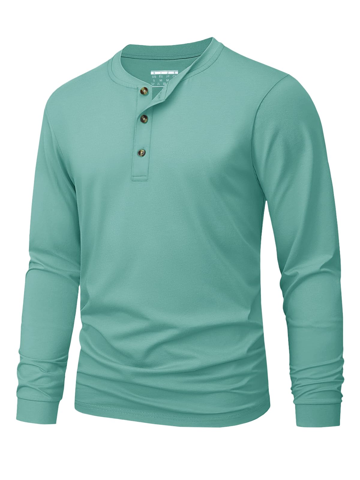 Men's Henley T-Shirt Simple So - Mens Fashion Clothes review and price