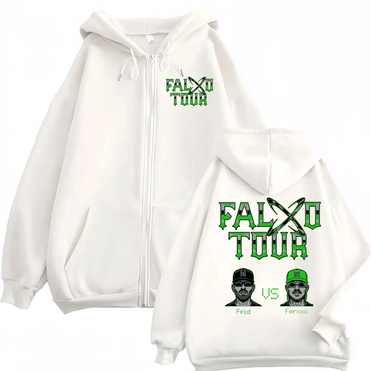 Feid Vs Ferxxo Falxxo Tour 202 - Mens Fashion Zip Up Hoodies review and price